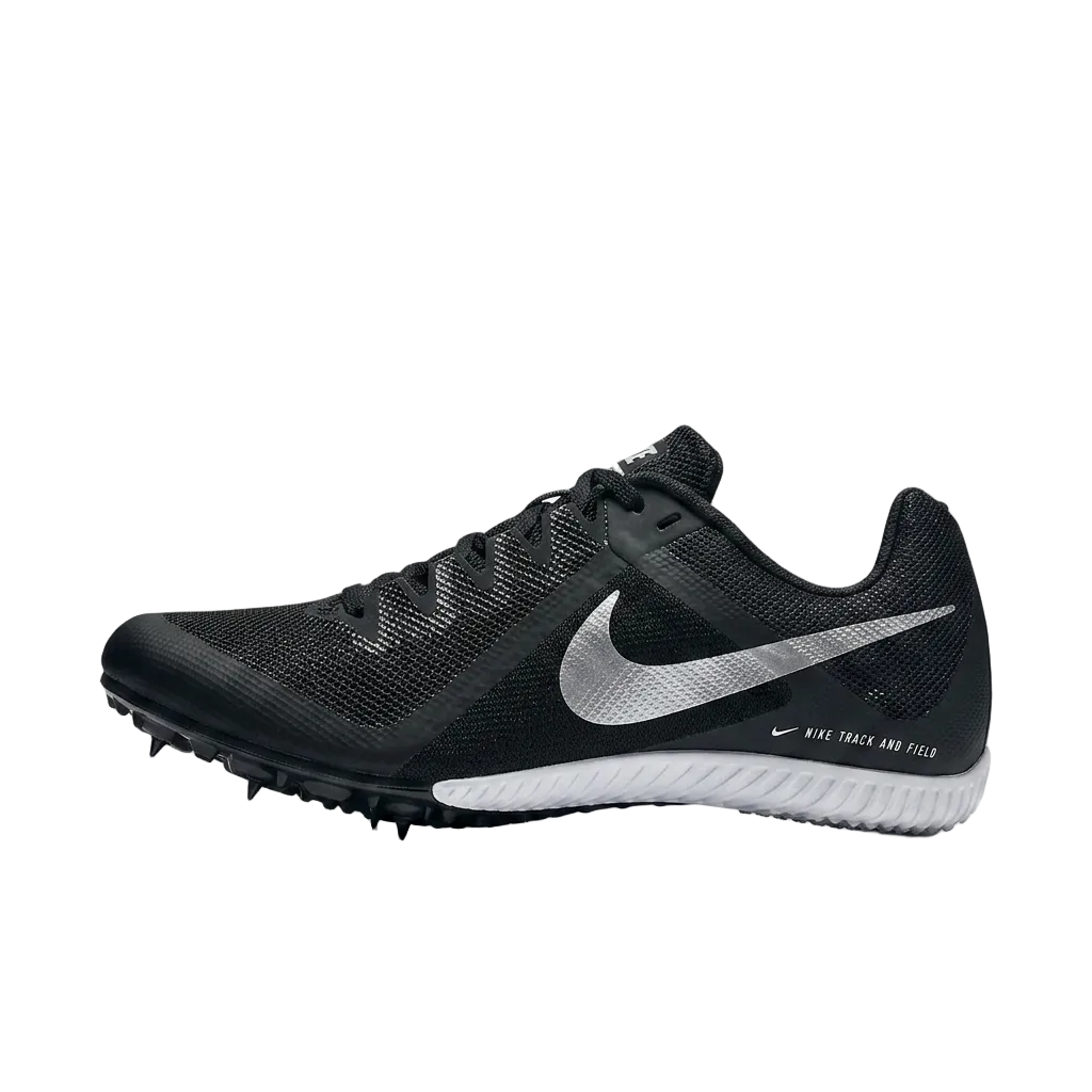 Front toe view of the upper mesh on the Nike Zoom Rival Multi track and field shoes, FZ9664-001.