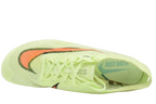 Top-down view of Nike Air Zoom Victory track spikes showcasing the 'Just Do It' insole branding and breathable mesh construction.